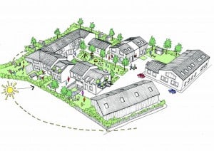 contemporary vernacular housing development