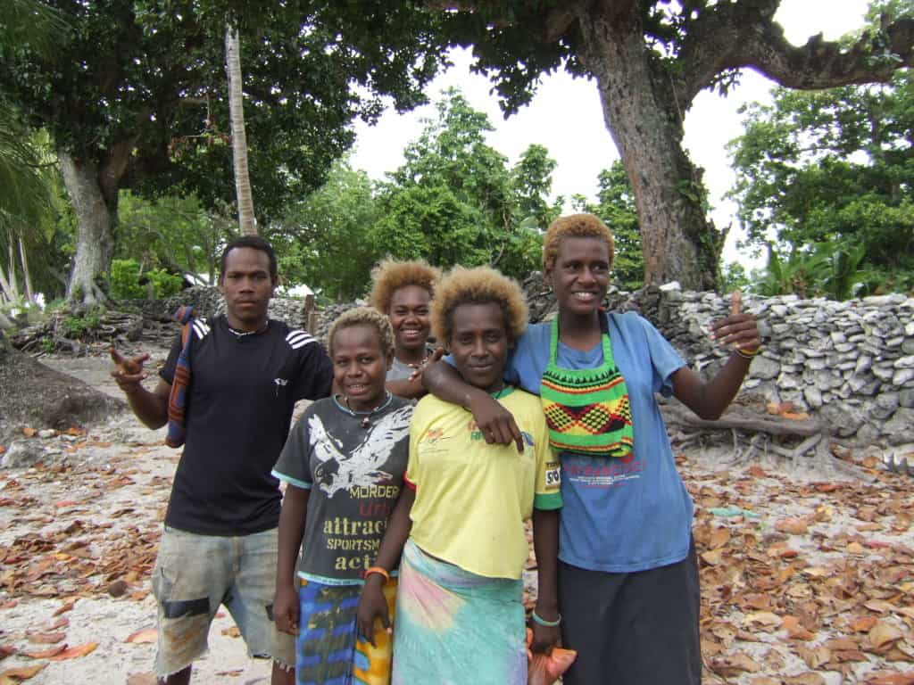 People in Malie Island, Papua New Guinea