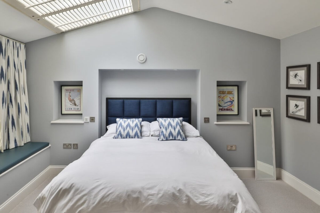 Barn conversion bedroom