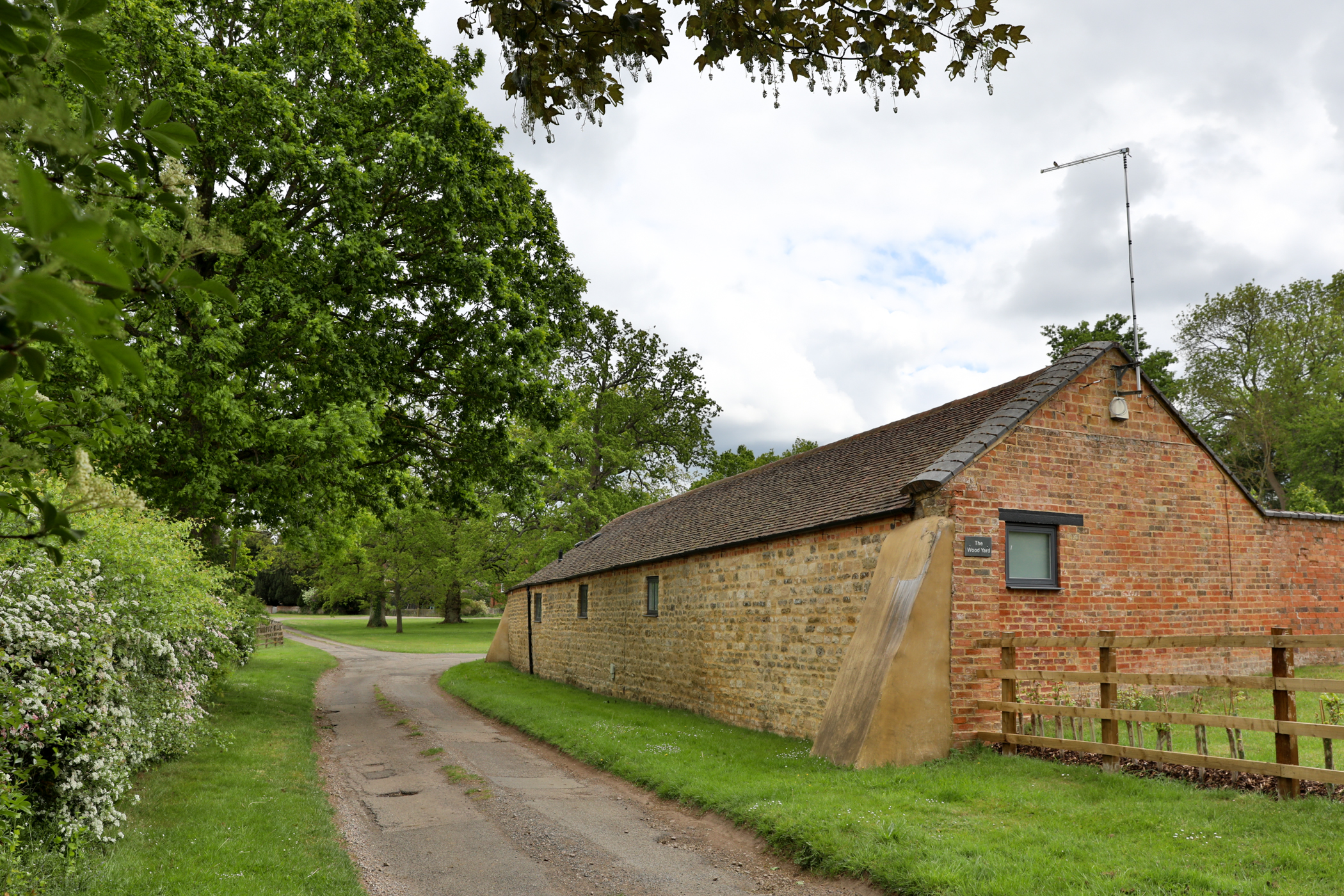 stone and brick barn conversion